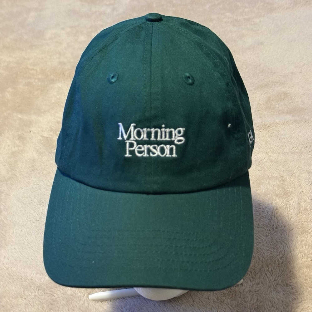 NWT - AG1 Adjustable "Morning Person" Hat - One Size Fits All - Green